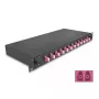 DeLOCK obudowa splice'owa światłowodowa 67005 Czarna Metal 482x220x44mm