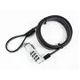 eSTUFF GLB220302 linka zabezpieczająca Czarny 1,8 m