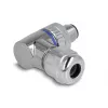 DeLOCK Złącze M12 A-kodowane 4-pinowe męskie kątowe 90° metalowe