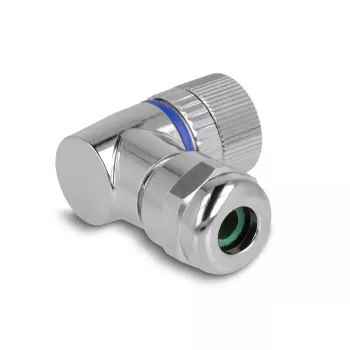 DeLOCK M12 Connector A-coded 3 pin female 90° kątowy metal