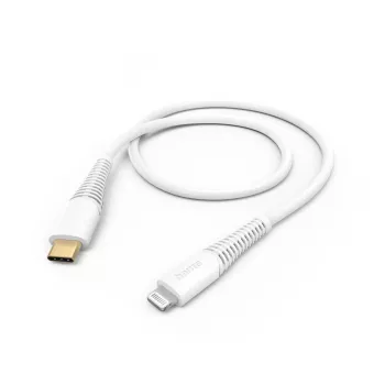 Hama 00201505 kabel lightning 1,5 m Biały