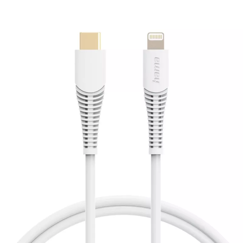 Hama 00201505 kabel lightning 1,5 m Biały