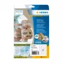 Etykieta samoprzylepna HERMA 10763 Trwały Brązowy 360 szt. Eliptyczna 63,5x42,3mm