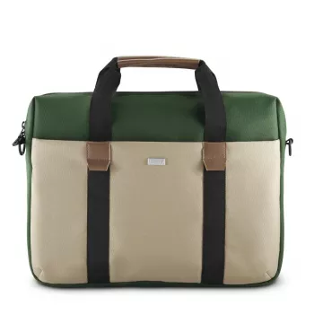 Hama Silvan 35.8 cm (14.1 inch) Toploader bag Beige, zielony
