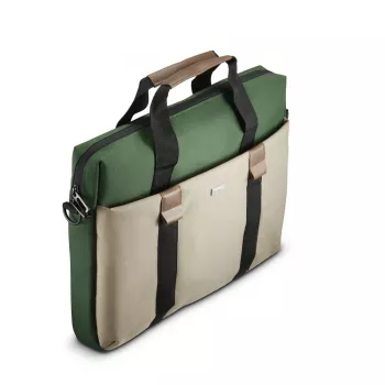 Hama Silvan 35.8 cm (14.1 inch) Toploader bag Beige, zielony