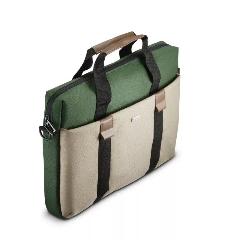 Hama Silvan 35.8 cm (14.1 inch) Toploader bag Beige, zielony