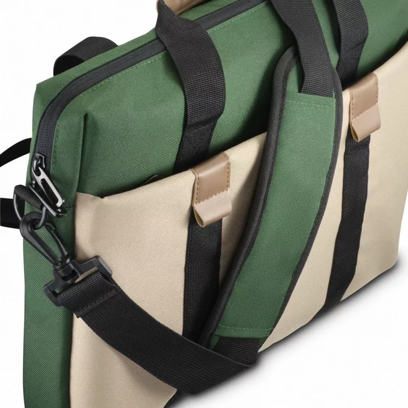 Hama Silvan 35.8 cm (14.1 inch) Toploader bag Beige, zielony
