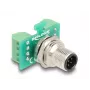 DeLOCK M12 moduł przejściowy adapter 8-pin A-kodowany wtyk na 9-pin listwę zaciskową
