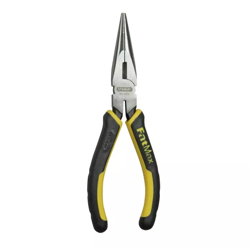 Szczypce półokrągłe Stanley FATMAX 1/2 Round Nose Pliers Czarny żółty
