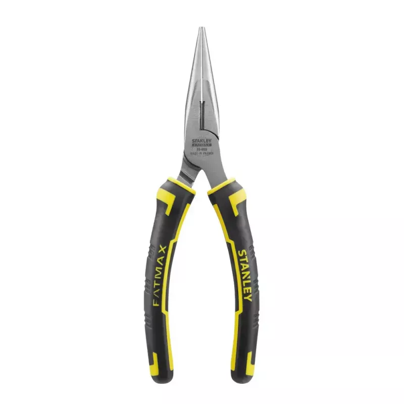 Szczypce półokrągłe Stanley FATMAX 1/2 Round Nose Pliers Czarny żółty