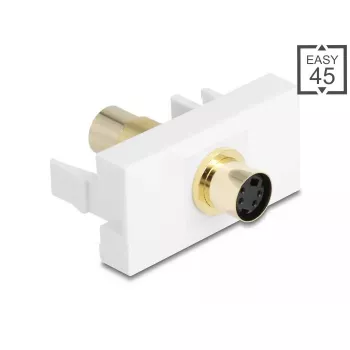 DeLOCK 90872 przejściówka Mini-DIN 4-pin biała
