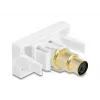 DeLOCK 90873 adapter złącza złącza Mini-DIN 6 pin Biały