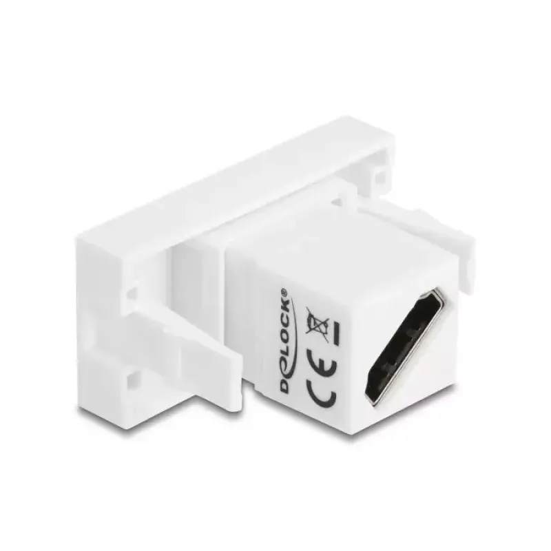 Adapter HDMI DeLOCK 90874 Biały Złącze 1 HDMI Złącze 2 HDMI