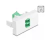 Adapter złączy DeLOCK 90875 LC Duplex zielony biały