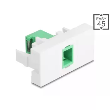 DeLOCK 90877 zmieniacz płci kabla SC Simplex Zielony Biały