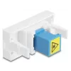 DeLOCK 90878 adapter światłowodowy SC Simplex niebieski biały