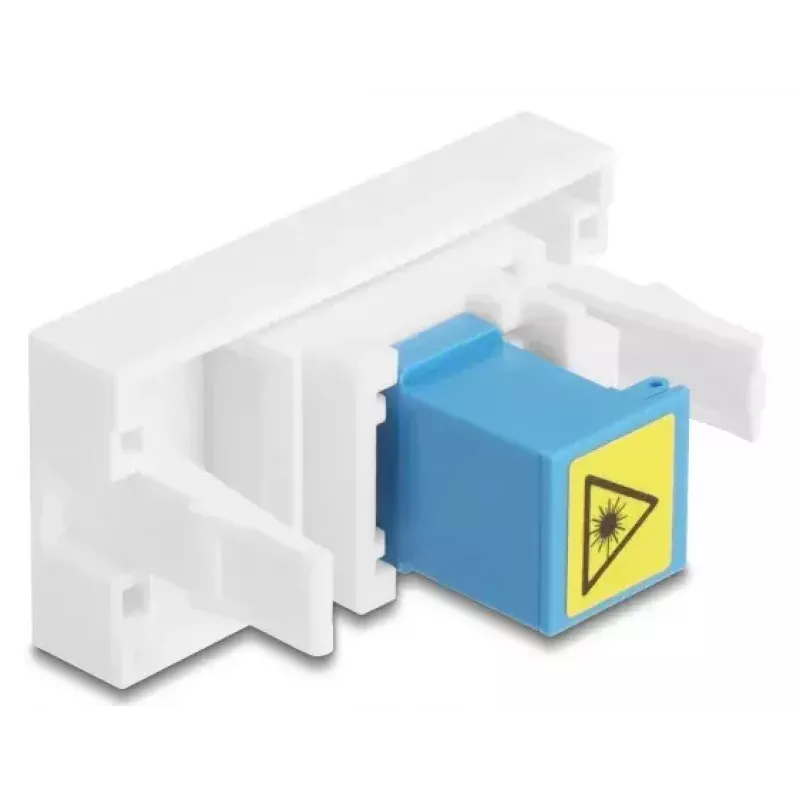 DeLOCK 90878 adapter światłowodowy SC Simplex niebieski biały