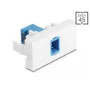 DeLOCK 90878 adapter światłowodowy SC Simplex niebieski biały
