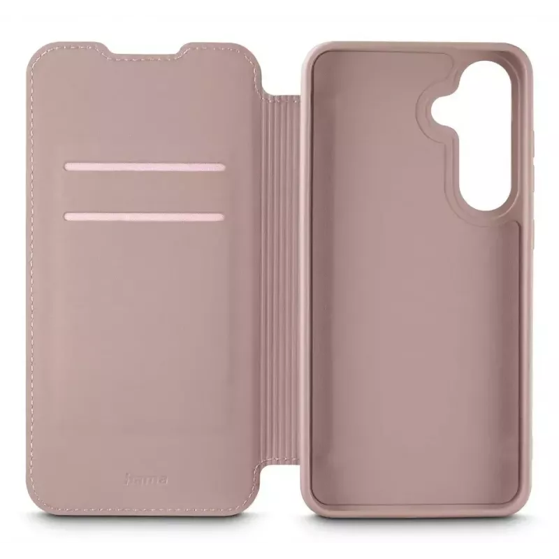 Etui z klapką Hama Fantastic Feel Galaxy A36 5G 17 cm 2 kieszenie na karty Nude