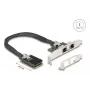 DeLOCK 95280 Wewnętrzny adapter RJ-45 Mini PCI Express 4 Gbit/s