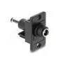 Moduł Keystone DELOCK 91121 — płaski wtyk DC 5,5 x 2,5 mm, czarny, 19,1×42,3×35,5 mm