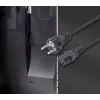 Przewód zasilający Manhattan, wtyczka Euro 2-pin (CEE 7/4 Schuko) do C13 żeńska (kabel zasilający), 5 m, 10 A, czarny, dożywotnia gwarancja