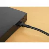 Przewód zasilający Manhattan, wtyk C14 męski na gniazdo C13 żeńskie (kabel kettle), Monitor do CPU, 5 m, 10 A, Czarny, Przewód, Dożywotnia gwarancja