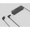 Kabel zasilający Manhattan (kątowy), wtyczka Euro 2-pin (CEE 7/16 Euro 8) do gniazda C7 żeńskiego (ósemka), 3 m, 2,3 A, czarny, przewód, dożywotnia gwarancja