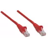 Intellinet Network kabel krosowy, Cat5e, 20m, czerwony, CCA, U/UTP, PVC, RJ45, Gold Plated Contacts, Snagless, Booted, Lifetime Warranty