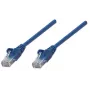 Intellinet Network kabel krosowy, Cat5e, 20m, niebieski, CCA, U/UTP, PVC, RJ45, pozłacane styki, zabezpieczenie przed zaczepianiem, osłonka na wtyku, dożywotnia gwarancja