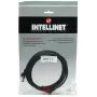 Intellinet Network kabel krosowy, Cat5e, 15m, Czarny, CCA, U/UTP, PVC, RJ45, Pozłacane Styki, Niezaczepialny, Osłona, Dożywotnia Gwarancja