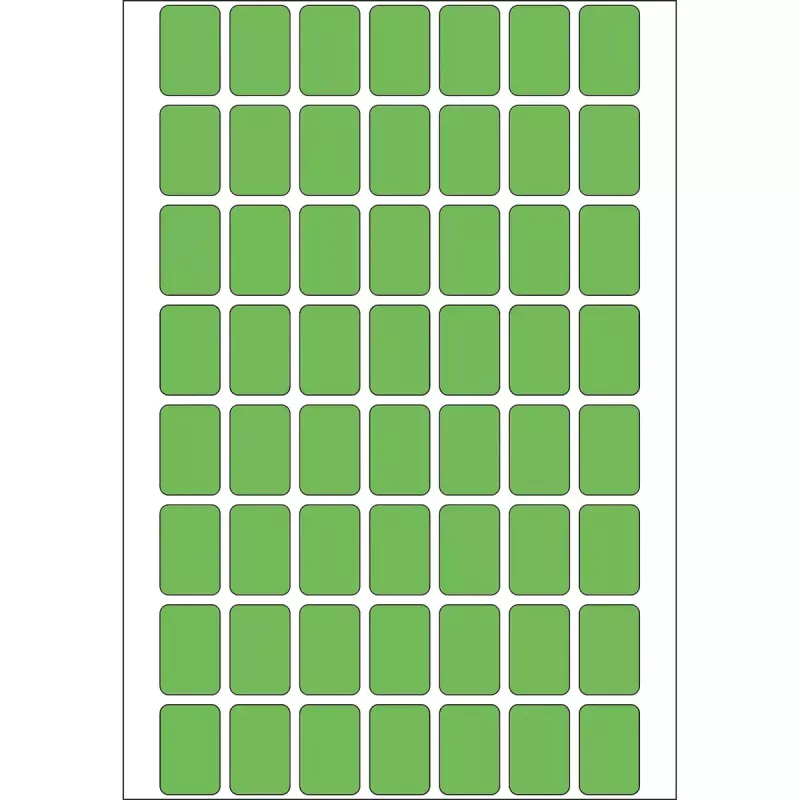 Etykiety uniwersalne HERMA 12x18 mm zielone papierowe matowe do ręcznego opisywania