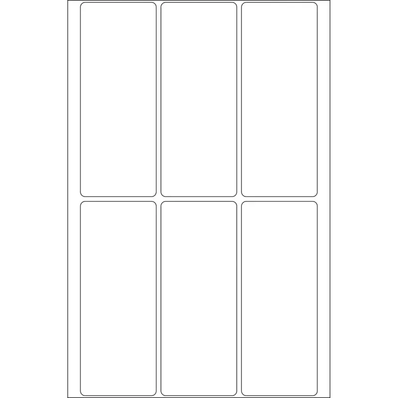 Wielofunkcyjne etykiety HERMA 32x82 mm biały papier mat 192 szt.