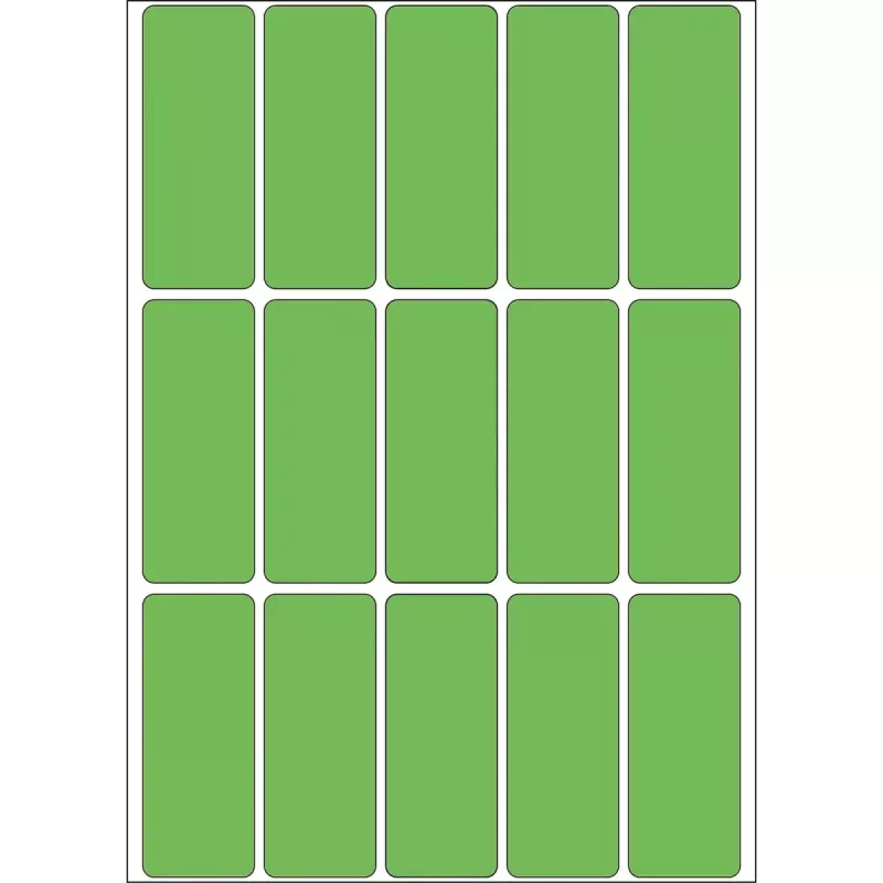Etykiety uniwersalne HERMA 20x50 mm zielone papierowe matowe do ręcznego opisywania 480 szt.