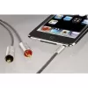 Hama 00080865 kabel audio 2 m 3,5 mm 2 x RCA srebrny