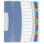 Essele Divider Book Vivida PP 12 zakładek, niebieski, wielokolorowy, polichlorek winylu (PVC), A4, 266 mm, 20 mm, 320 mm