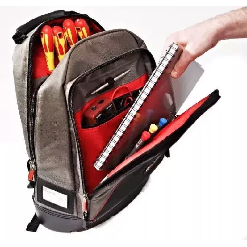 Plecak C.K Tools MA2635 Czarny Szary Czerwony