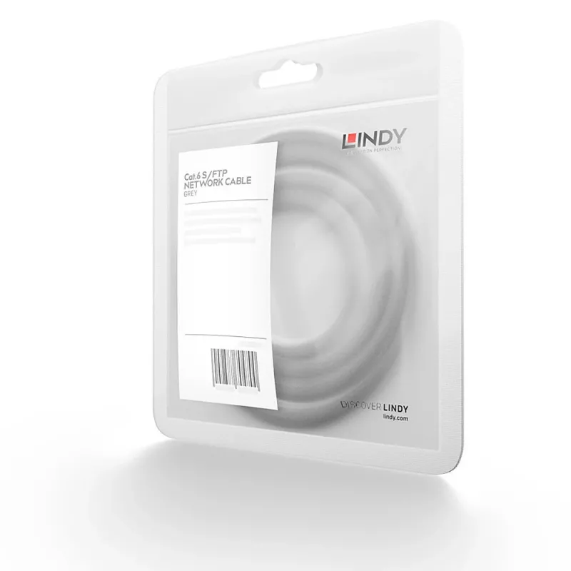 Lindy 1m CROMO Cat.6 S/FTP kabel, 1 m, Cat6, S/FTP (S-STP), RJ-45, RJ-45, Antracyt