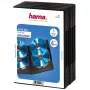 Hama DVD Quad Box, czarny, opakowanie 5 sztuk, 4 dyski