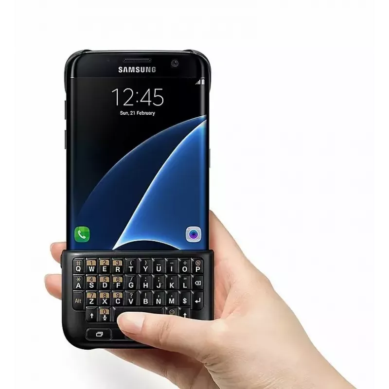 Etui ochronne do Samsung Galaxy S6 edge+ — czarne, dla szerokości 79,9 mm i grubości 12,6 mm