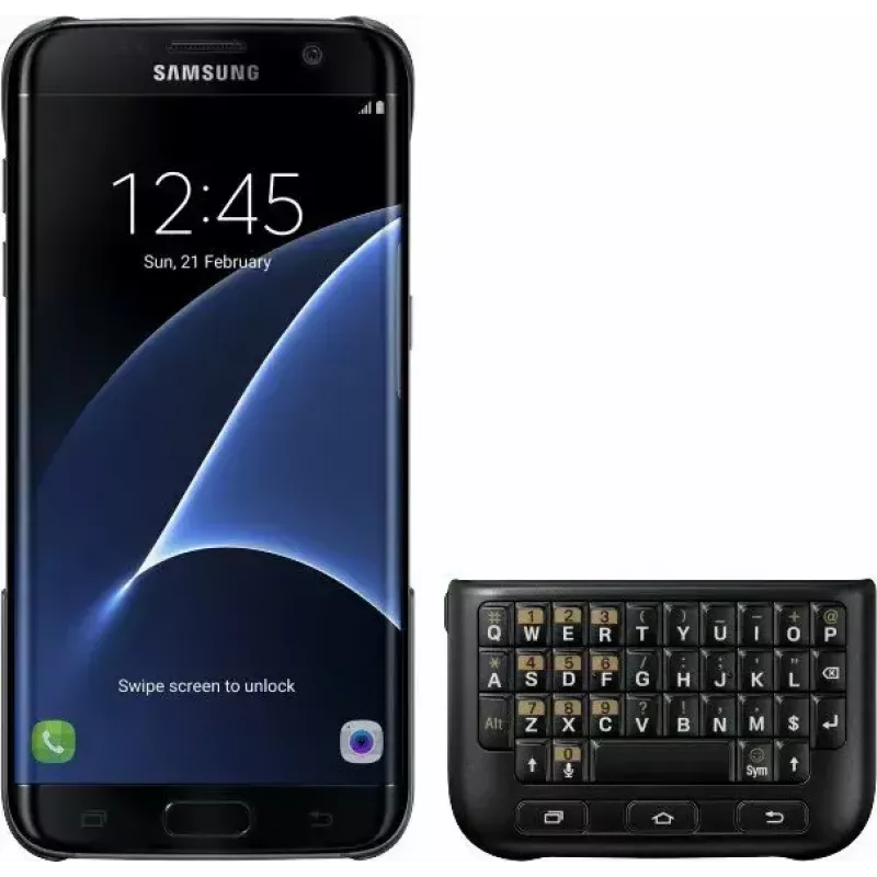Etui ochronne do Samsung Galaxy S6 edge+ — czarne, dla szerokości 79,9 mm i grubości 12,6 mm