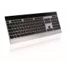 Klawiatura Rapoo E9270P RF Bezprzewodowa QWERTZ Niemiecka Czarna Srebrna