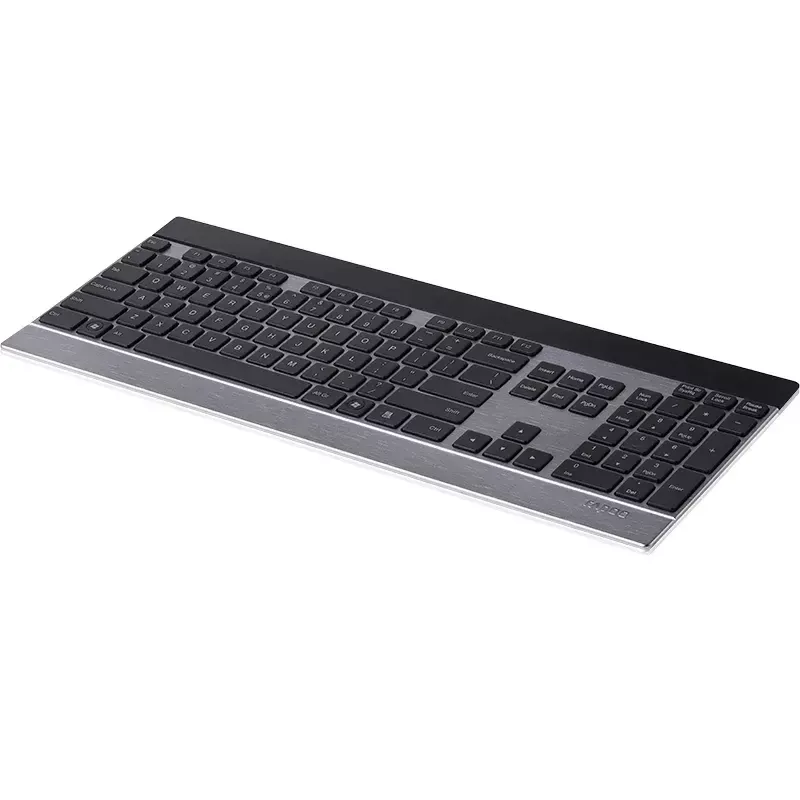 Klawiatura Rapoo E9270P RF Bezprzewodowa QWERTZ Niemiecka Czarna Srebrna