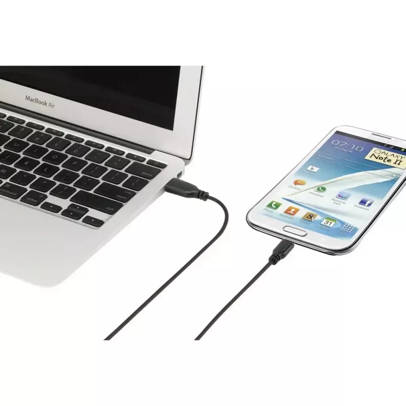 Kabel USB 2.0 Renkforce RF-4032111, USB A na Micro-USB B, 1 m, czarny