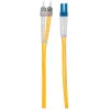Intellinet światłowodowy kabel krosowy, OS2, LC/ST, 5 m, żółty, duplex, jednomodowy, 9/125 µm, LSZH, włókno, dożywotnia gwarancja