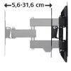 Uchwyt ścienny do telewizora Hama 00118101, 121,9 cm (48 cali), czarny