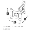 Uchwyt ścienny do telewizora Hama 00118101, 121,9 cm (48 cali), czarny