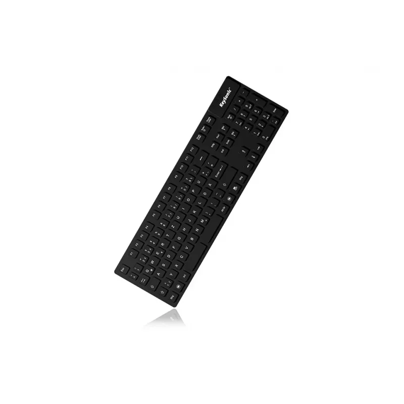 KeySonic KSK-8030 IN (FR) klawiatura Przemysłowa USB AZERTY Francuska Czarna