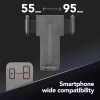 Cellularline Hug - Uniwersalny, Telefon komórkowy/Smartfon, Uchwyt pasywny, Samochód, Czarny
