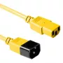 Kabel zasilający C13 C14 ACT Powercord 3m żółty